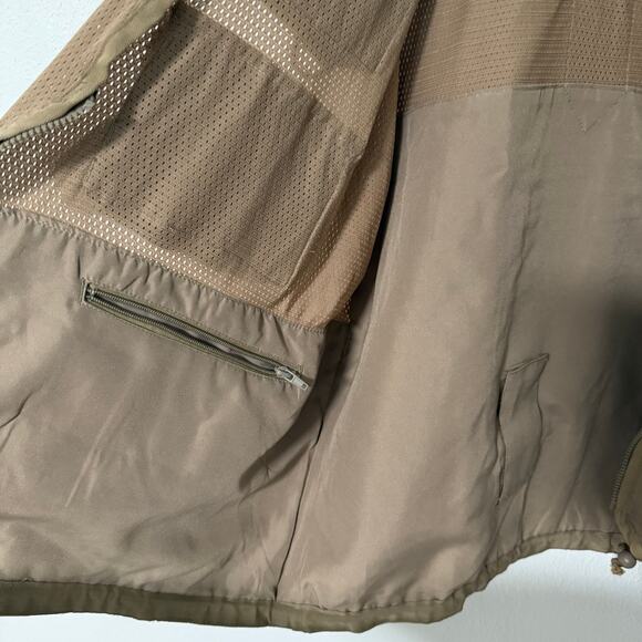 Humvee Men's Tan Brown Combat Hunting Cargo Utility Vest Size 3XL - Picture 10 of 14